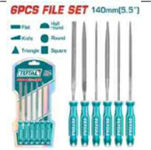 THT91462 Jgo x 6pcs Mini Lima Escofina TOTAL
