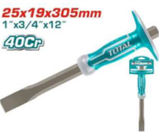 THT4411219 Cincel con capuchon plano 25x19mm INDUSTRIAL TOTAL