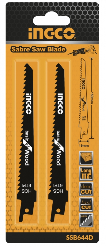 SSB644D hoja de sierra caladora para trabajar con madera RS8008 INGCO