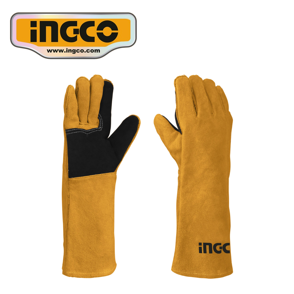 [HGVW02] HGVW02 GUANTES CUERO LARGO SOLDADOR 16" INGCO