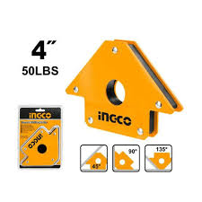 AMWH50042 ESCUADRA MAGNETICA 4" SOLDAR 50LBS INGCO