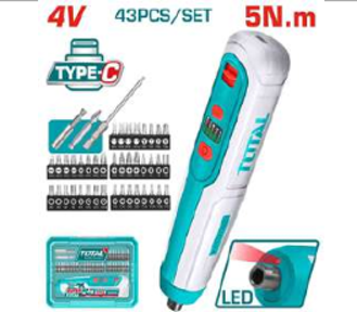TSDLI04062 Atornillador Tipo Lapicero 4V TOTAL