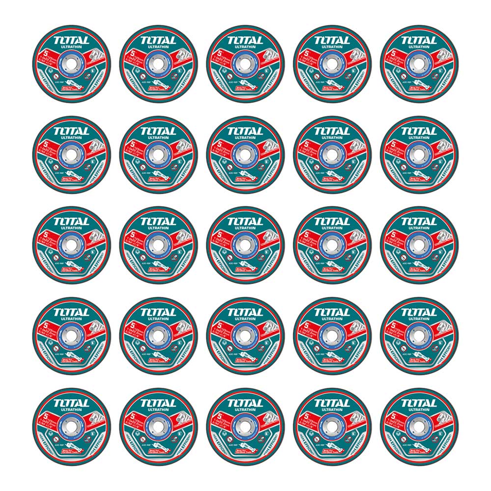 [TAC21012525] TAC21012525 KIT X 25 DSICO DE CORTE 5" ESPECIAL PARA AMOLADORA 20VTOTAL