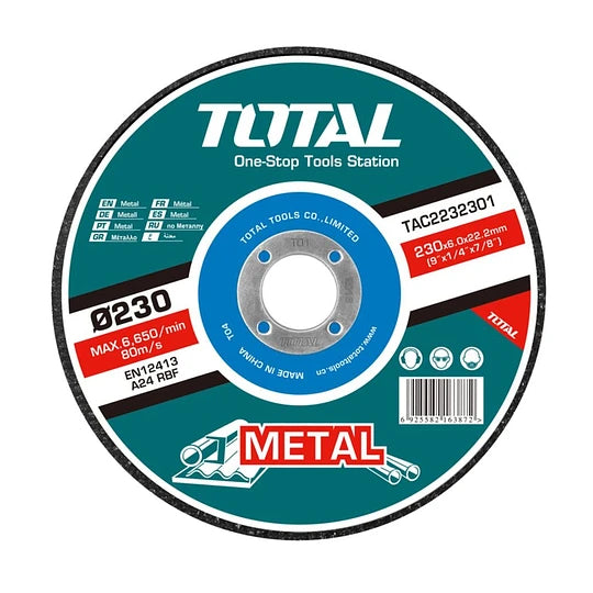 [TAC2232301] TAC2232301 Disco desbaste METAL 9" X 6.0mmTOTAL