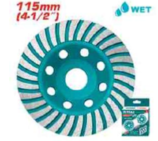 TAC2411151 Disco para pulir turbo 4 1/2"TOTAL