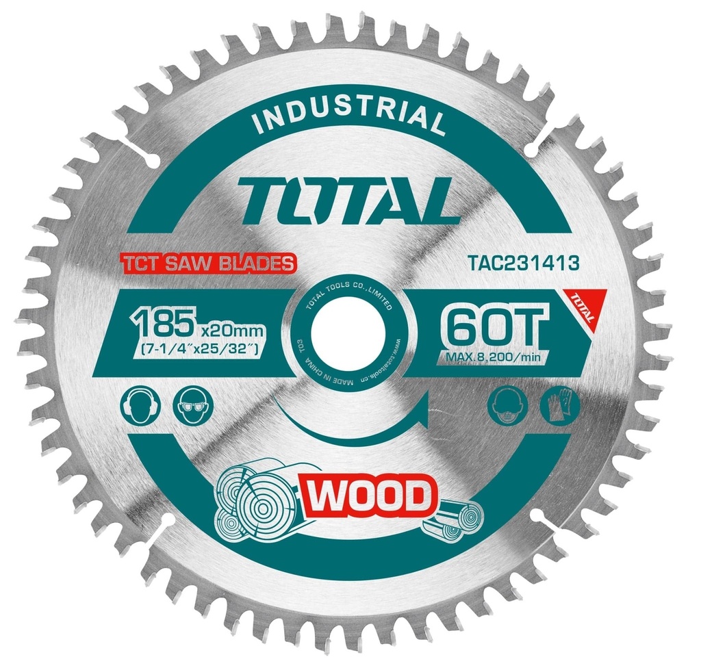 [TAC231413] TAC231413 Disco madera 7 1/4" x 60tTOTAL