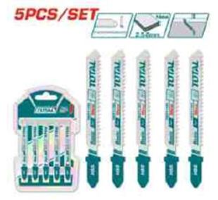 TAC51118A Jgo x 5pcs Hoja para Sierra CaladoraTOTAL
