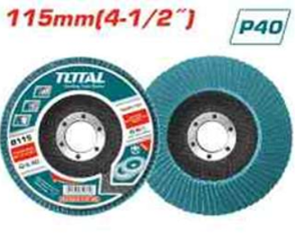 TAC641151 DISCO FLAP 4-1/2" 115MM P40 Zirconium P/ MetalTOTAL