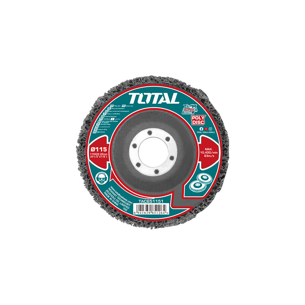 [TAC651151] TAC651151 Disco para Pulido tipo esponja 4 1/2"TOTAL