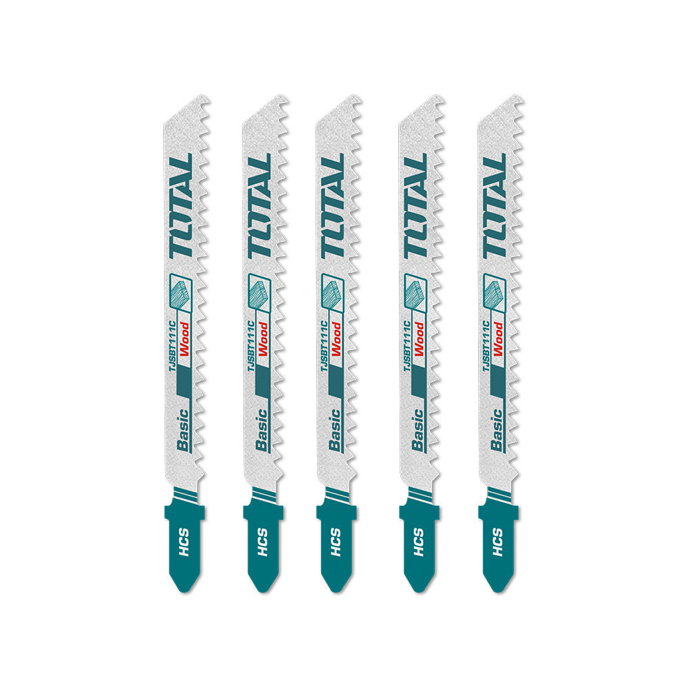 [TJSBT111C] TJSBT111C CUCHILLAS PARA CALADORA SET 5PCS MADERA/METAL/AL TOTAL