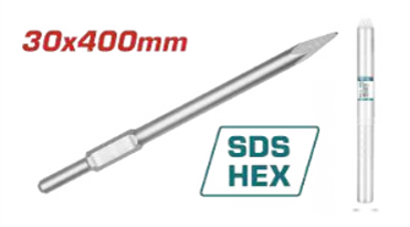 TAC15333011 Cincel Punta SDS HEX 40cm TOTAL