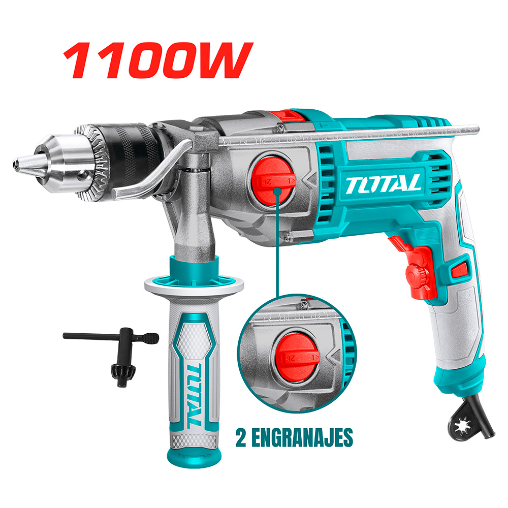 TG211166 Taladro 1100W TOTAL