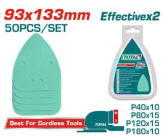 TAC931331 Jgo x50pcs Lijas Triangulares TOTAL
