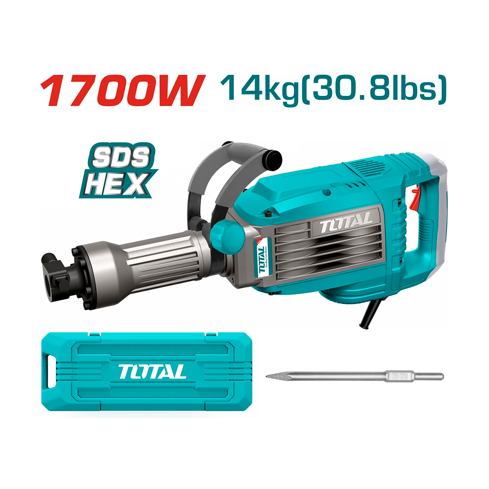 [TH217068] TH217068 Martillo Demoledor 1700W. 14Kg. 50J TOTAL