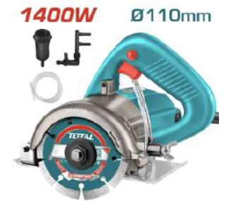 TS3141102 Cortador de mármol 4" 1400WTOTAL