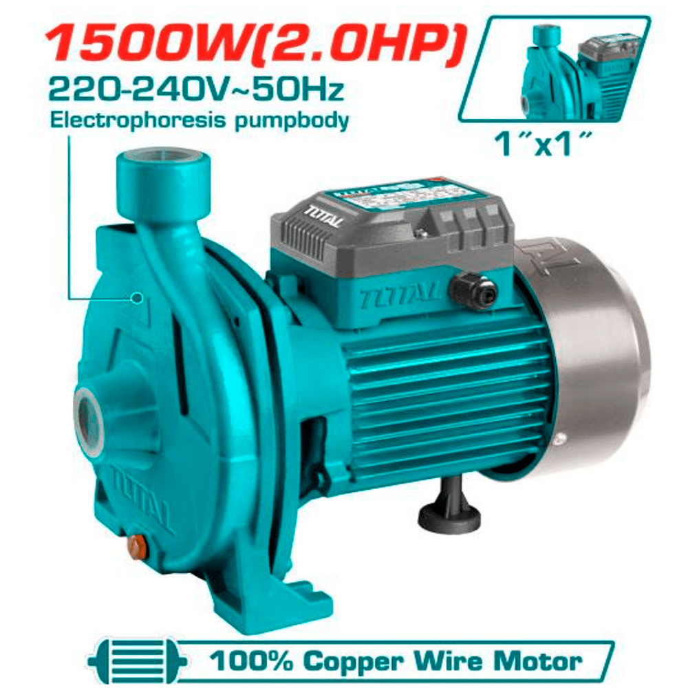 [TWP215006-5] TWP215006-5 Bomba de Agua Centrífuga 2.0HP. 1" x 1" TOTAL