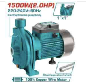 TWP215006-5 Bomba de Agua Centrífuga 2.0HP. 1" x 1"TOTAL