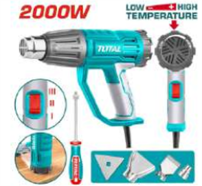 TB20045 Pistola calor 2000W INDUSTRIAL  con regulador giratorioTOTAL