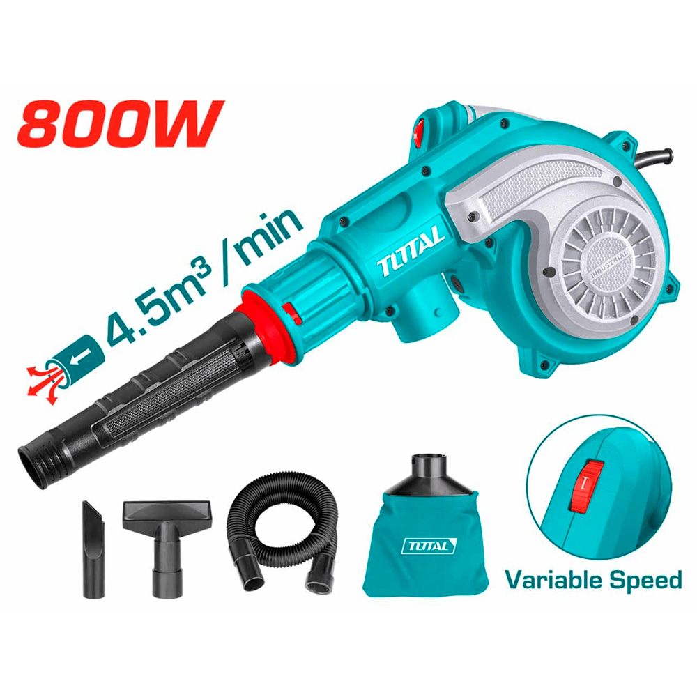 TB8036 Sopladora 800W INDUSTRIAL TOTAL