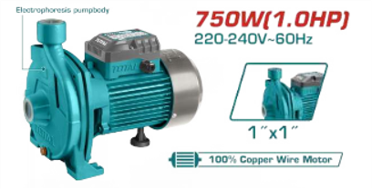 TWP27506-5 Bomba de Agua Centrifuga 1,0HP, 1" x 1"TOTAL