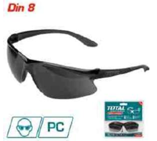 TSP305 Lentes de seguridad Oscuros #8, blisterTOTAL