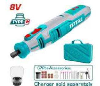 TMGLI0801 Minidrill 8v en maletaTOTAL