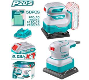TOSLI240582 Mega Combo Lijadora 20V + Lijadora 240WTOTAL