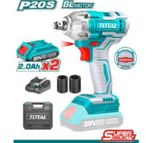 TIWLI2038 Llave de impacto 300N. m. 20V TOTAL