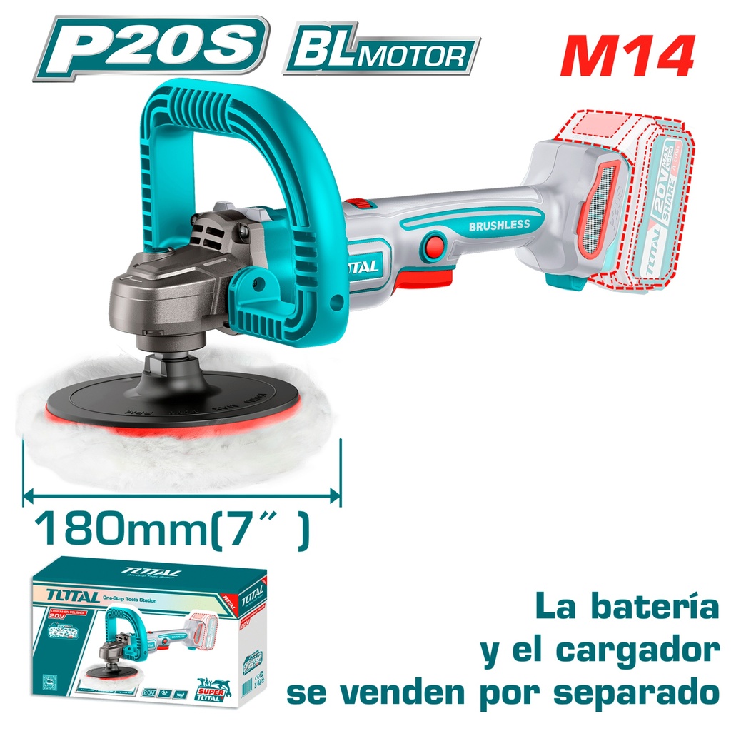 [TAPLI2018] TAPLI2018 Pulidora 7" 20V TOTAL