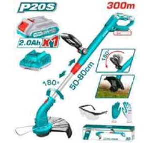 TGTLI20301 Cortadora cesped 20v EQUIPO COMPLETOTOTAL