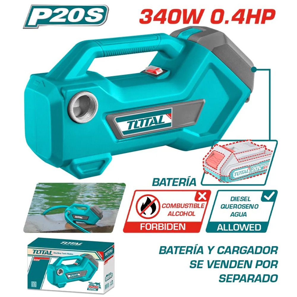 [TTPLI2001] TTPLI2001 Bomba de Agua 20V TOTAL