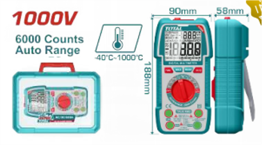 TMT5310004 Multitester 1000V en MALETATOTAL