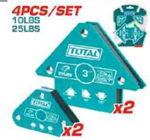 TAMWH4062 Jgo x 4pcs Prensa MagneticaTOTAL