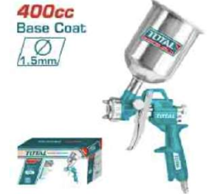 TAT10401 Pistola para pintar de gravedad 400cc. 1.5mm (1.2-1.8)TOTAL