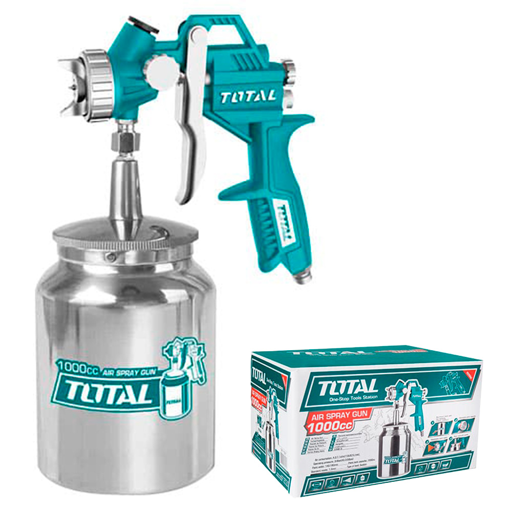 [TAT11001] TAT11001 Pistola alta presión succión para pintar 1.5 mm. 1000cc TOTAL
